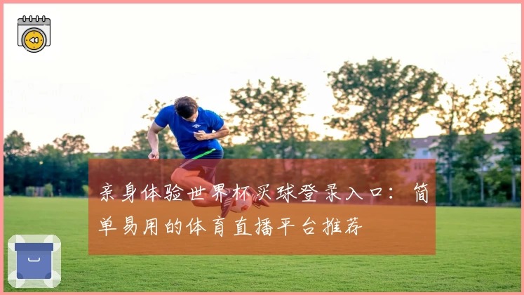亲身体验世界杯买球登录入口：简单易用的体育直播平台推荐
